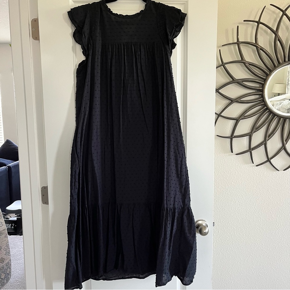 Who What Wear Ruffle Short Sleeve Dress - Picture 2 of 6